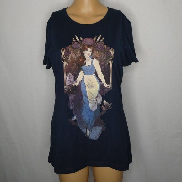 Teefury Disney Belle Beauty & the Beast T Shirt - Picture 2 of 5